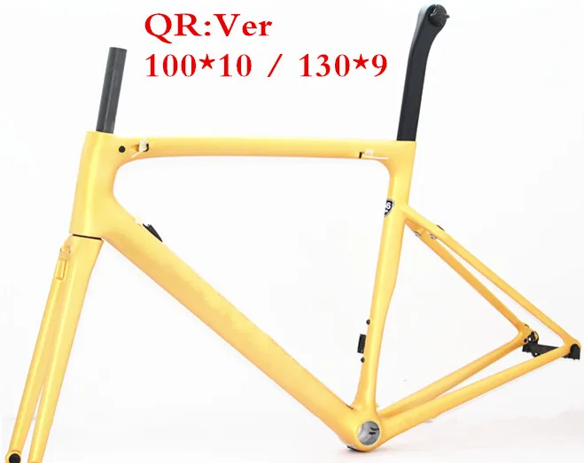 Customizati Хамелеон Sagan 700C Di2 дисковый тормоз и V тормоз карбоновая рама для дорожного велосипеда карбоновая рама для велосипеда BB30 или BSA - Цвет: Белый