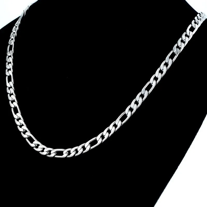 Набор украшений из нержавеющей стали 7 мм мужской золотой костюм кубинская