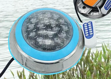 LED RGB подводный плавательный бассейн свет нержавеющая сталь/настенное крепление