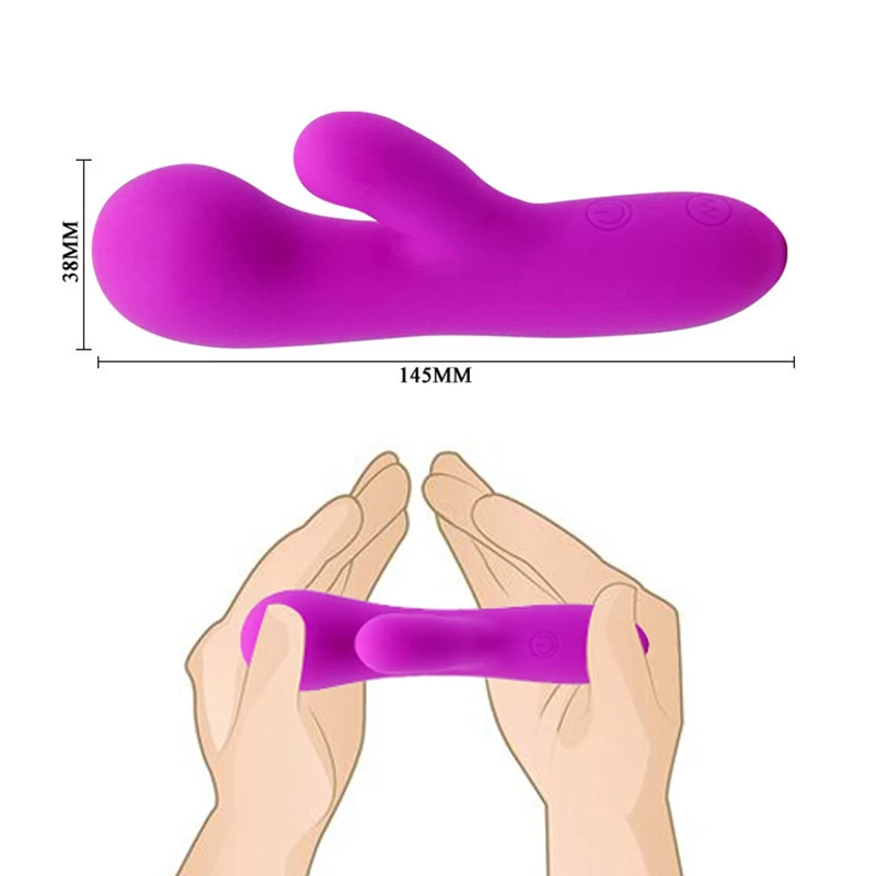 Toysdance 30 скоростей мини Силиконовый кролик вибратор для женщин точка G
