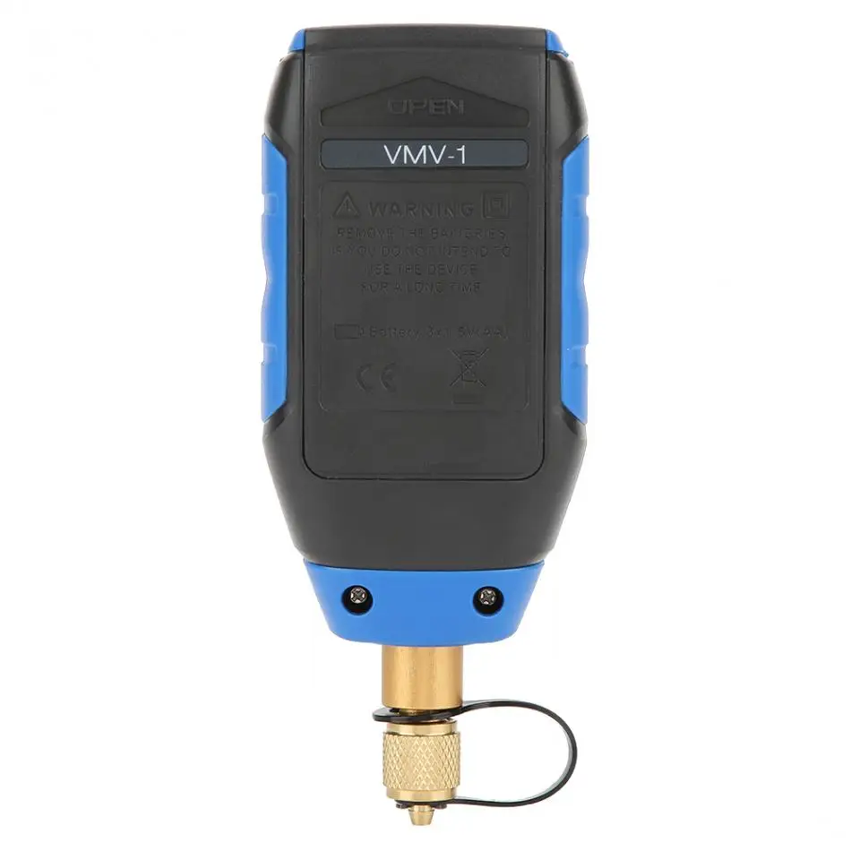 VMV-1 Высокоточный цифровой вакуумный датчик для атмосферной среды 0-50 градусов инструмент большой экран поддерживает четыре вакуумных блока