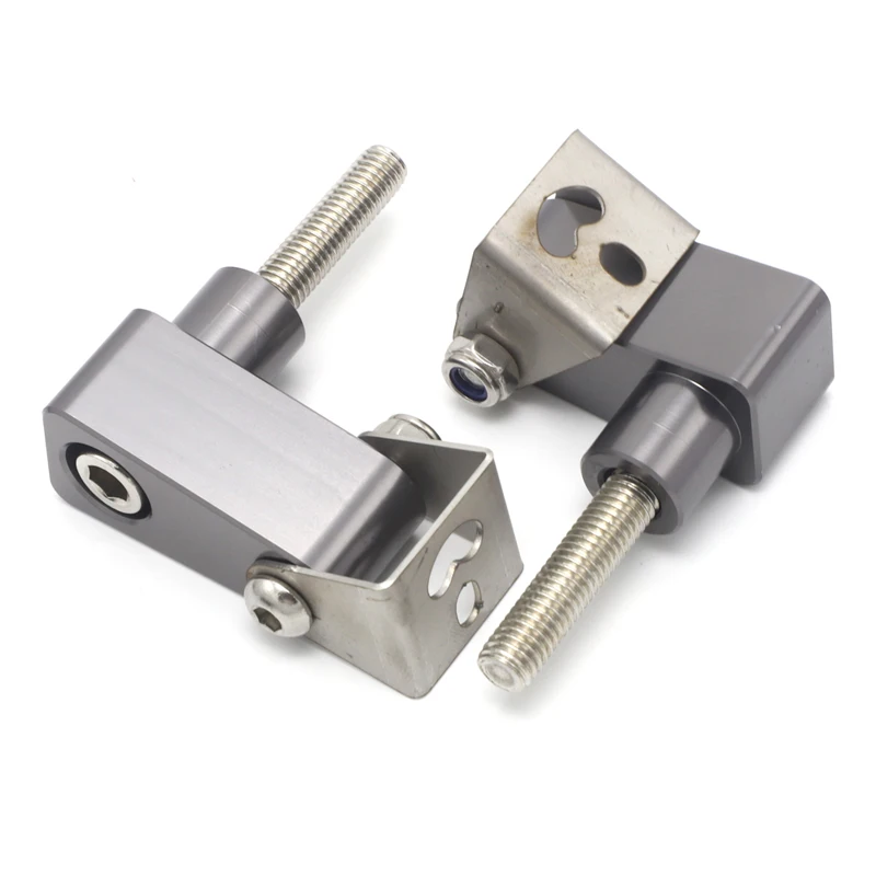 Titanium 2x удлинитель кронштейн прожектор Модификация аксессуары внедорожный мотоцикл свет внешняя закрепленная лампа держатель светильник - Цвет: Titanium
