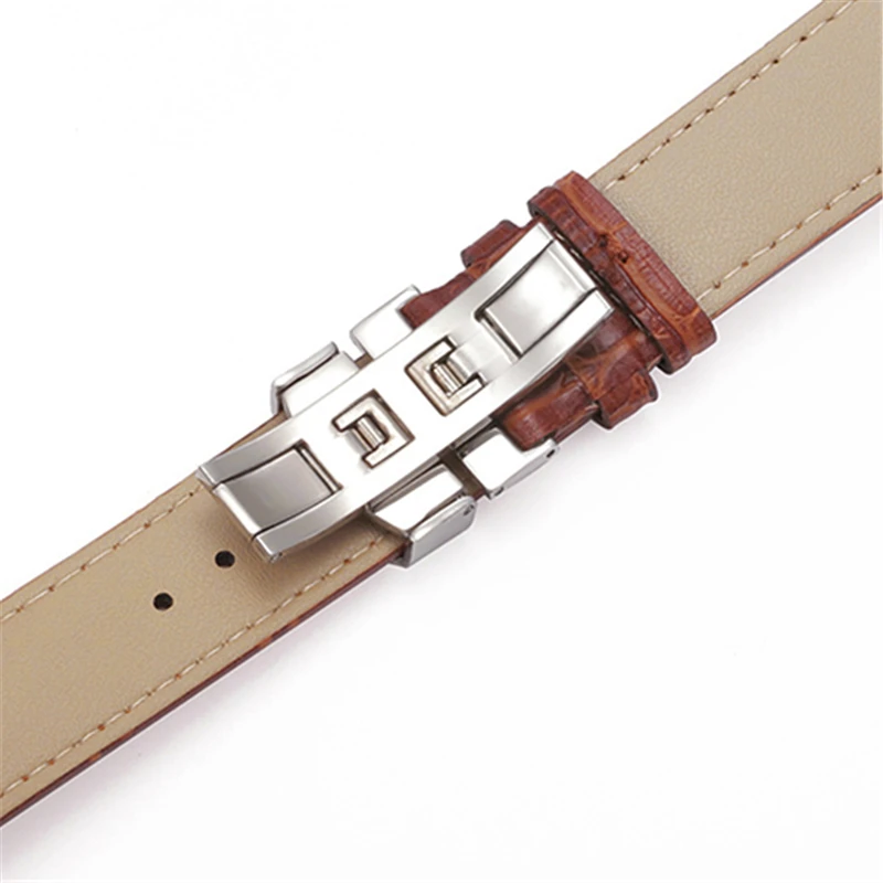 Ремешок кожаный для наручных часов 18/20/22 мм|black watchband|band 18mmwatchband leather |