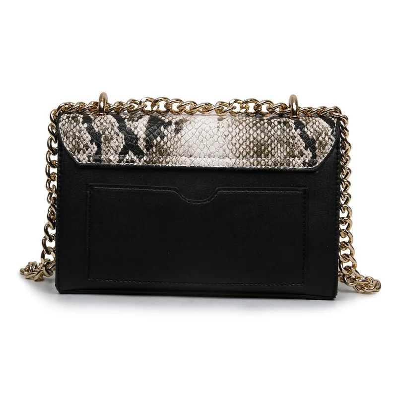 Дизайнерские сумки высокого качества женская сумка через плечо из змеиной кожи с