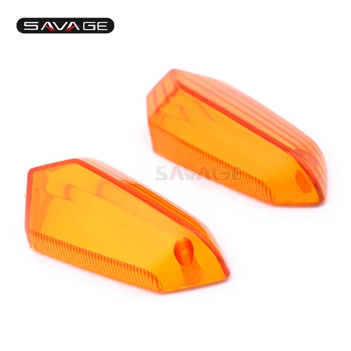 Lens Amber Для KAWASAKI Z125 Z250 Z300 Z750 Z800 Z1000 VERSYS 650/1000 ER-6N ZRX1200 мотоцикл указатель поворота светильник лампа объектив - Цвет: Lens Amber