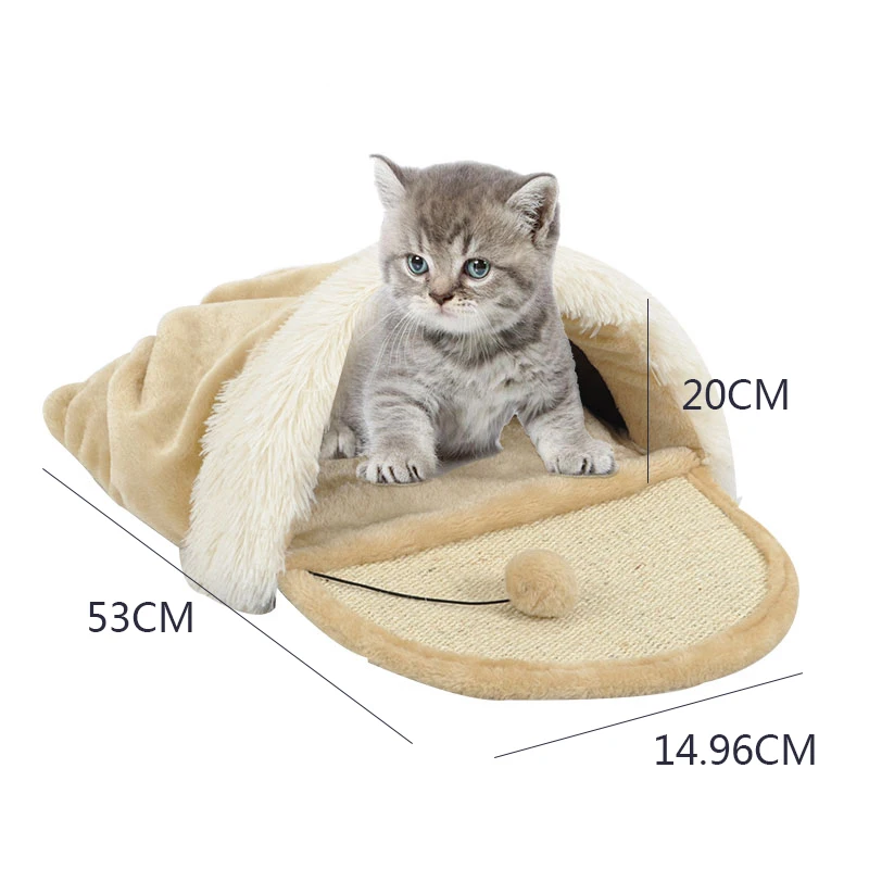 Кошка Гнездо Спальный Мешок царапин доска игрушка товары для домашних животных