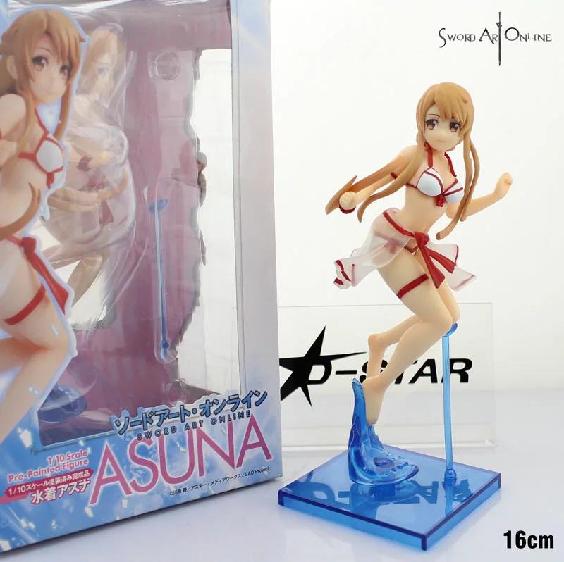 Пикантные 6 &quotМеч Art Online S.A.O Аниме Асуна в купальнике бикини Ver. 1/10 шкала коробке 17