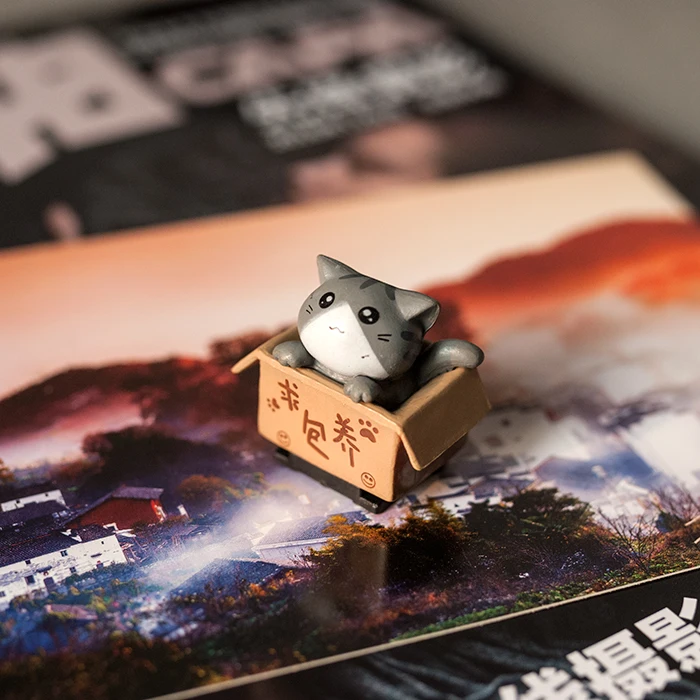 3D Кот Новый мультфильм желтый человек камера Фонарик Горячий башмак Крышка для