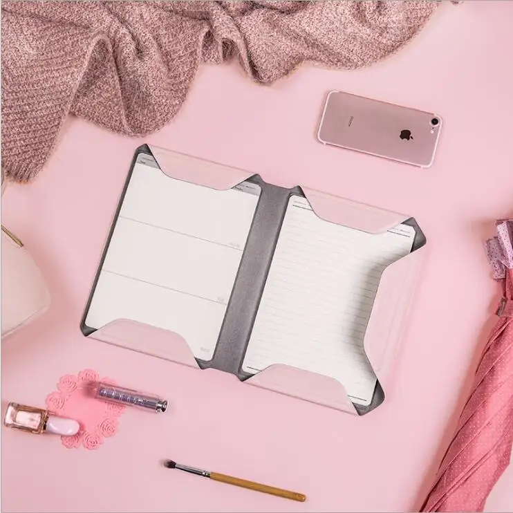 

Creative A5 Loose-leaf Business Modular Notebook Folder Mini Document Paper Organizer Graffiti Sketchbook