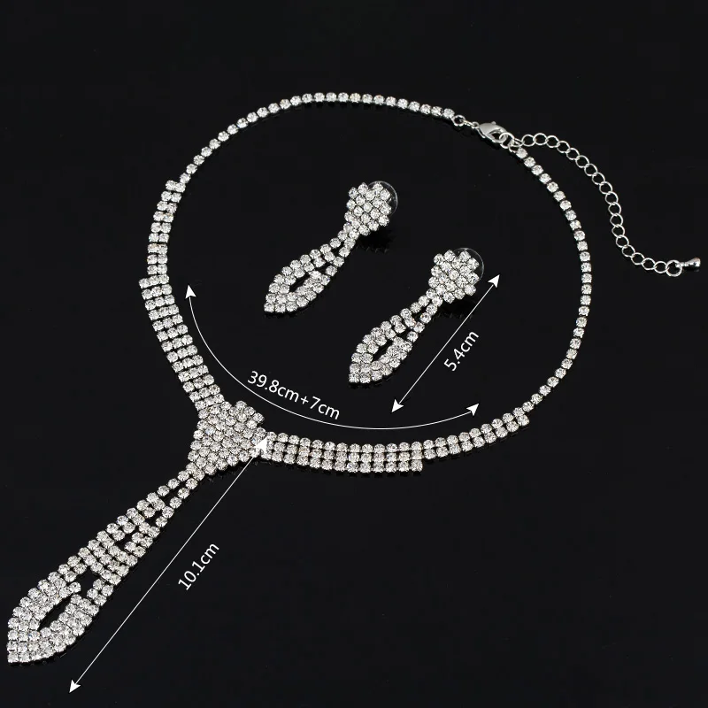 Набор ювелирных изделий с серебряным покрытием набор украшений для женщин 2016 хит