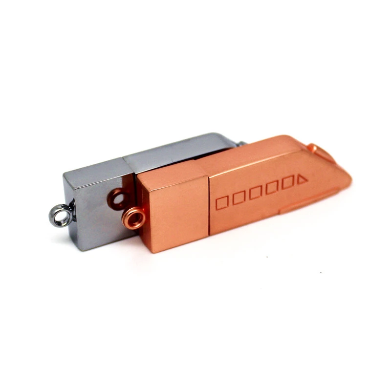 Водонепроницаемый металлический флеш-диск USB 2,0 флеш-накопитель высокоскоростной rail 4 ГБ 8 ГБ 16 ГБ 32 ГБ 64 ГБ U диск карта памяти флэш-диск