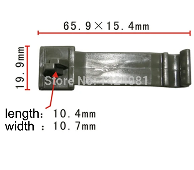 

500x OEM for Honda 91504-SR3-003 Windshield Washer Hose Clip 15x66mm Holds 6.3mm hose 91504-SR3-003