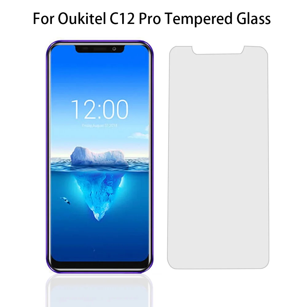 Закаленное стекло для Oukitel C12 профессиональная защитная пленка Взрывозащищенная