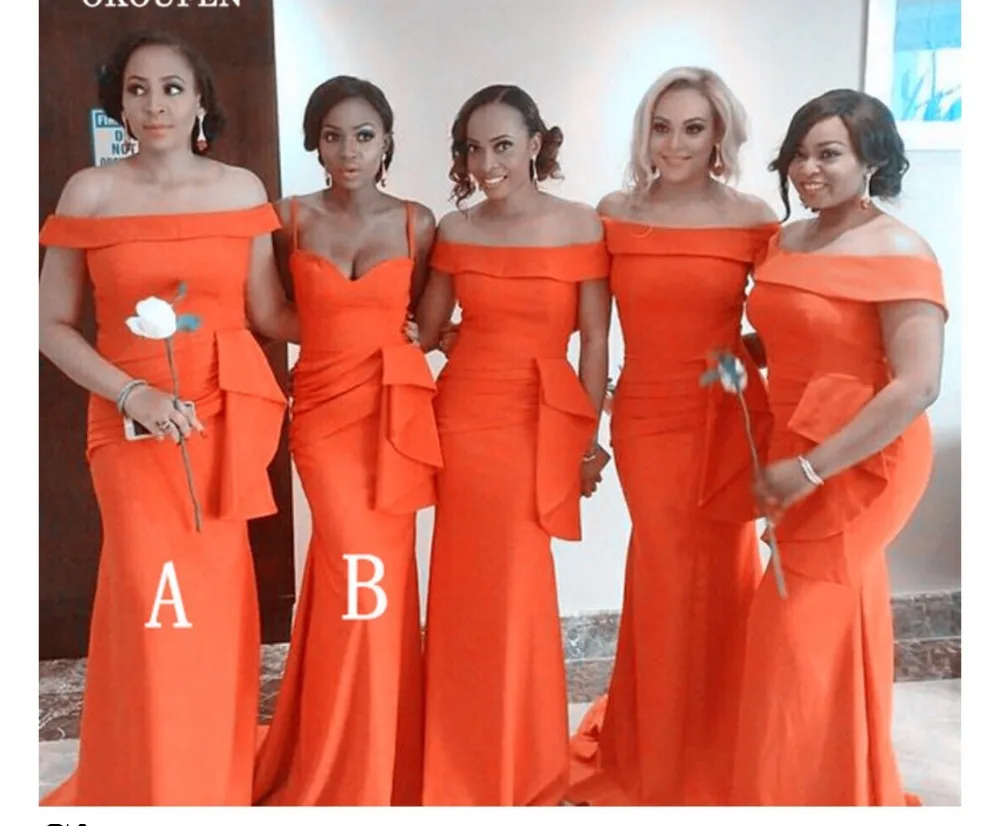 

Customized Sexy Style A Long Bridesmaid Dresses