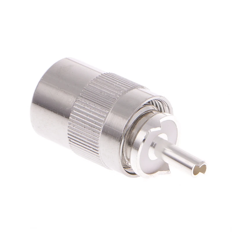 Коннектор для кабеля UHF Male PL259 RG8 RG213 LMR400 7D FB серебристый|Соединители| |