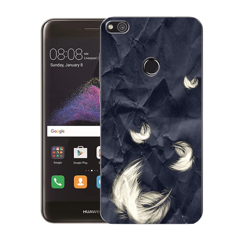 Чехол для Huawei P8 Lite (2017) мягкие силиконовые чехлы разноцветный чехол из ТПУ с
