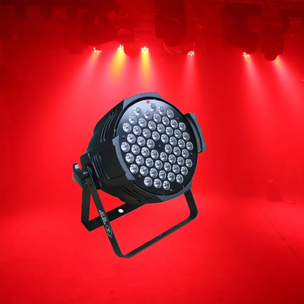 54*3 Вт Par светодиодный RGB DMX 512 диджейский сценический светильник с движущейся