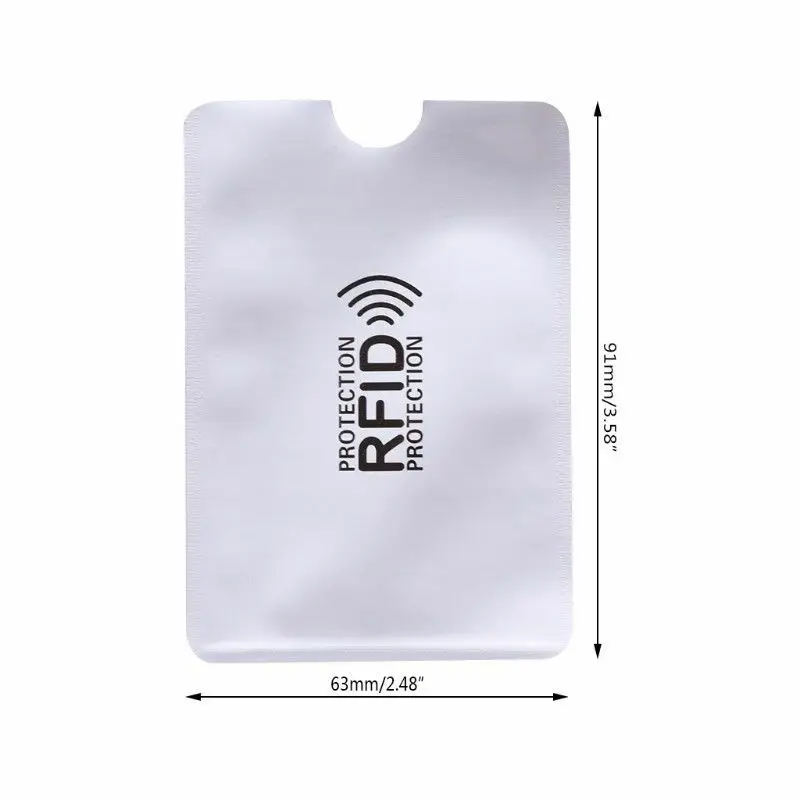 Yanzeo RFID экранированный рукав карты блокировка 13 56 МГц микросхемой чипом