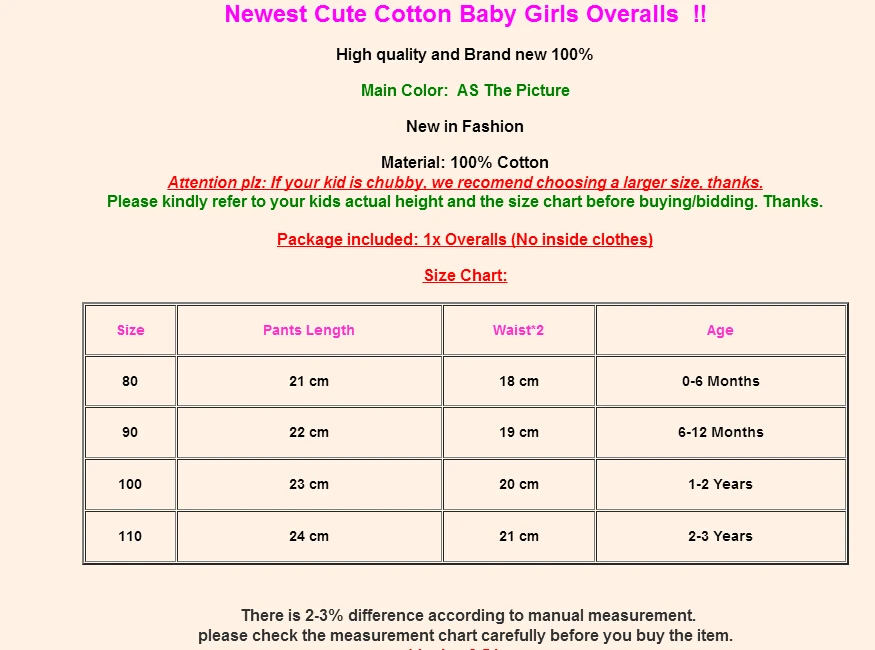 Baby Kids Girls Clothing Overalls Romper Sleeveless Casual Jumpsuit Shorts Outfit Clothes Set Summer Girl 0-3T | Детская одежда и