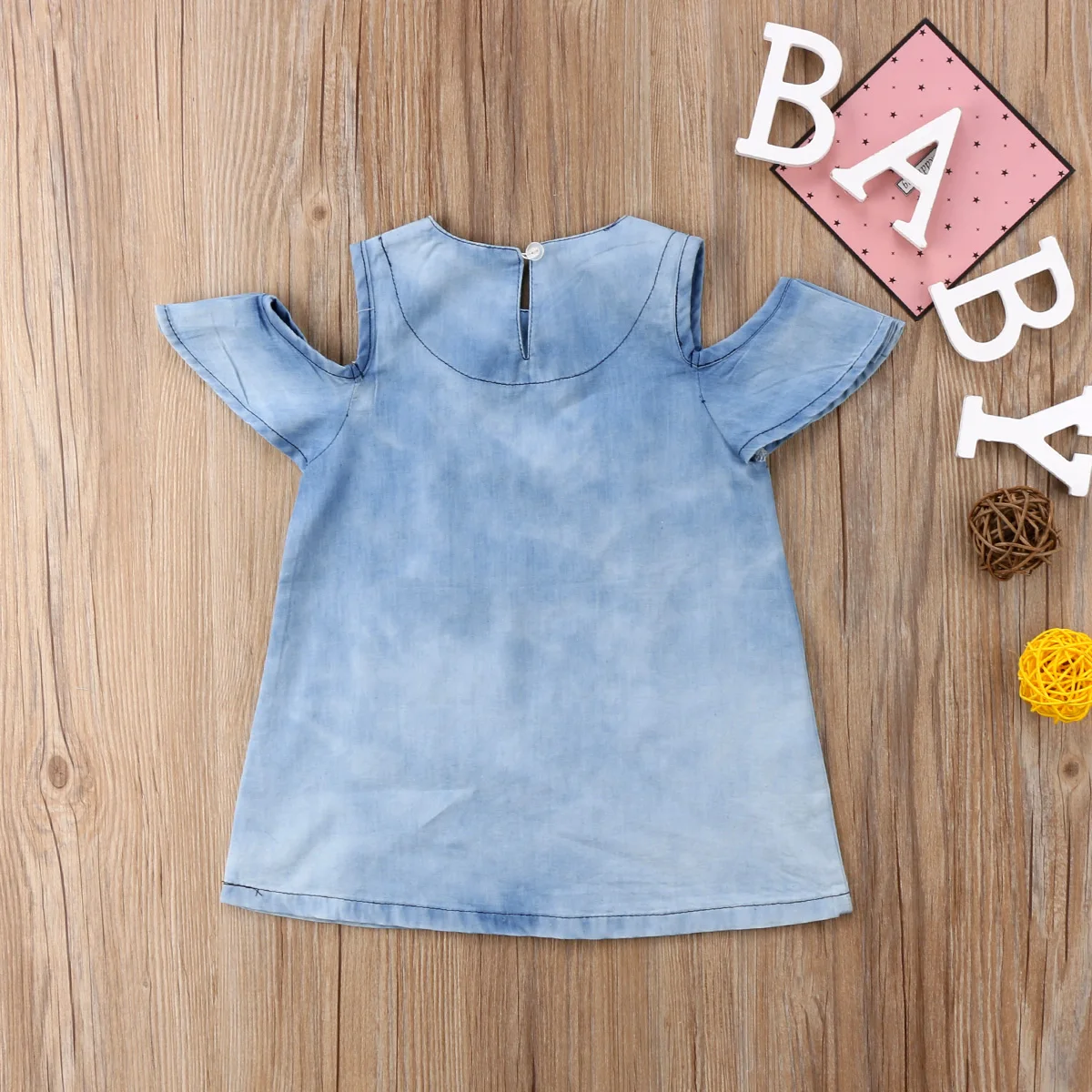 2018 повседневное детское джинсовое платье с большими глазами для девочек платья