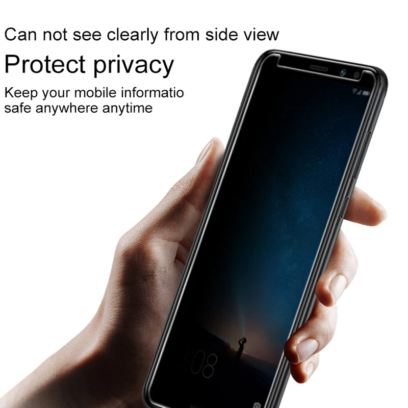 OriWood 2.5D антишпионское закаленное стекло для Xiaomi Pocophone f1 Poco f1 защита секретной конфиденциальности защита экрана для Pocophone f1
