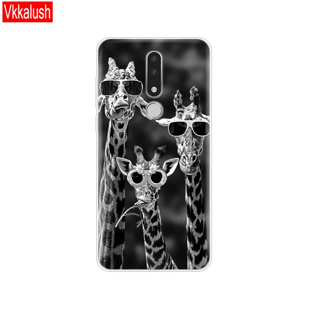 80155 Чехол для телефона Nokia 3,1 Plus, чехол, Забавный мультяшный силиконовый мягкий чехол на заднюю панель Nokia3.1 для Nokia 3,1 Plus, чехол, сумка bock - Color: 80155