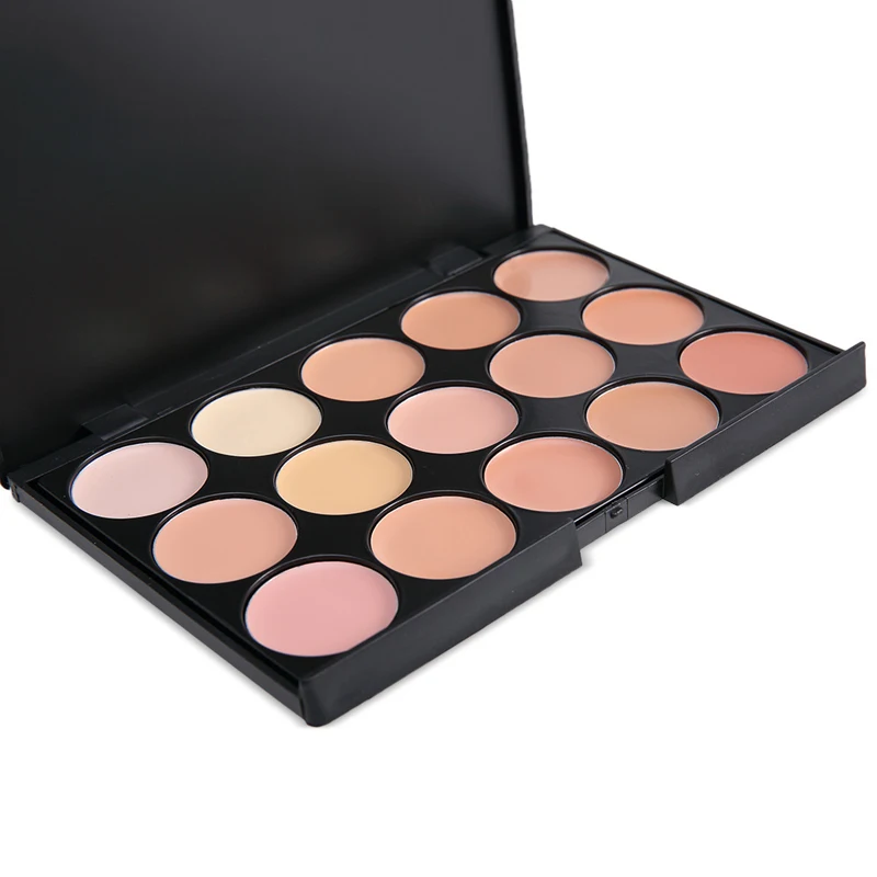 15 Colors Professional Concealer Palettes Makeup Cream Base Foundation Palette Matte Face Contouring Cosmetic Concealer Palette