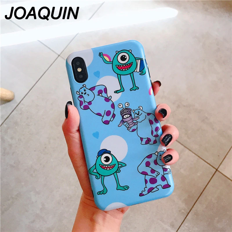 Мультфильм Монстры sulley Университет для iPhone X 6 S 7 8 Plus ягненка мягкий силиконовый imd
