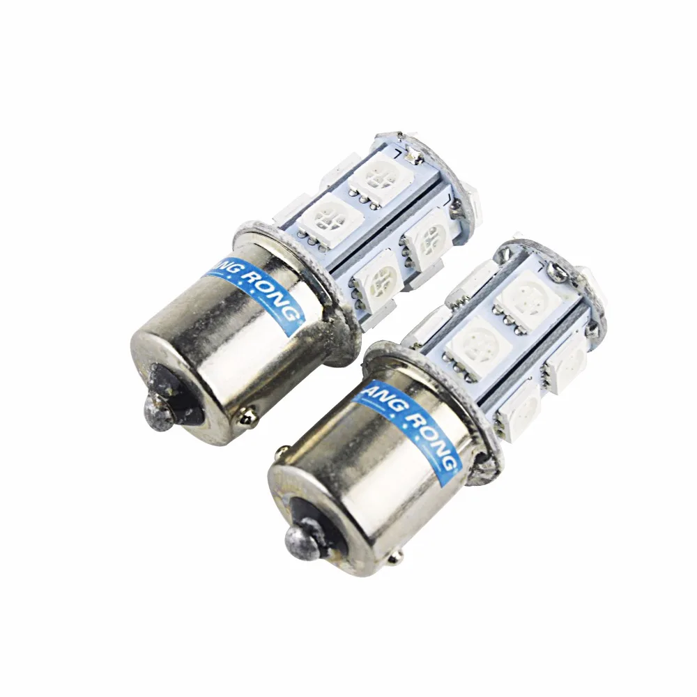 ANGRONG 2 шт. авто 1156 BA15S P21W 13 SMD 5050 светодиодсветодиодный Лампа стоп сигнал заднего