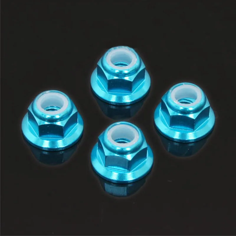 4 шт./лот HSP 122049 алюминиевая нейлоновая гайка M4 4P 02190 обновленные детали для 1/10 Himoto