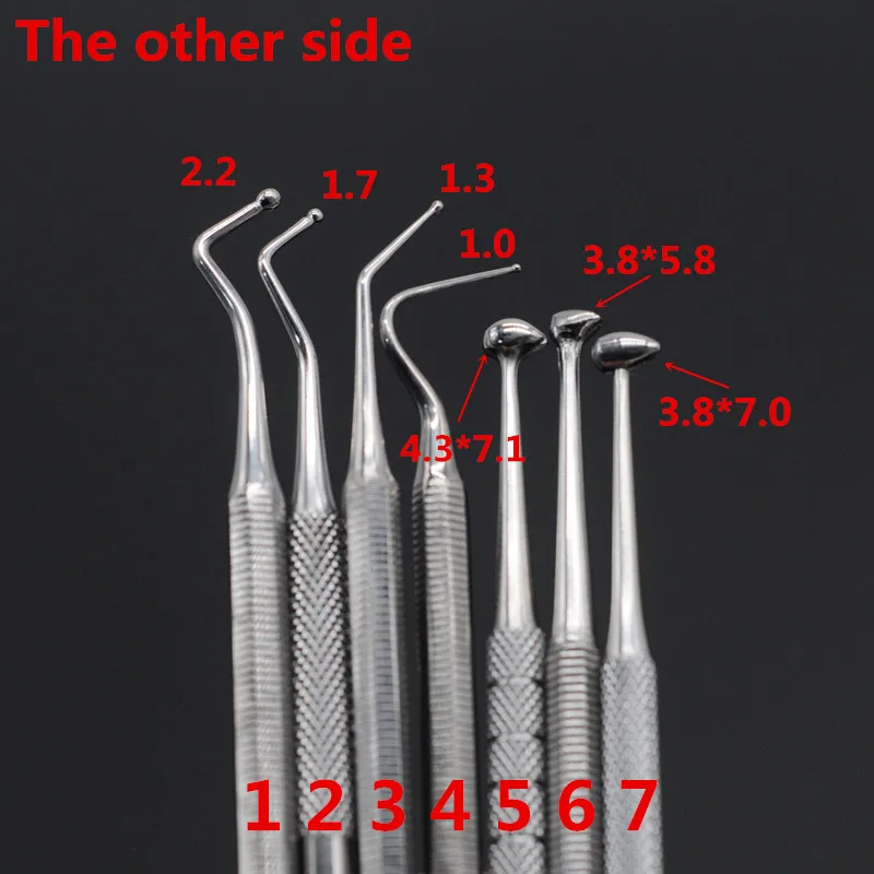 Стоматологический композитный инструмент с двойным концом шпатель амальгам