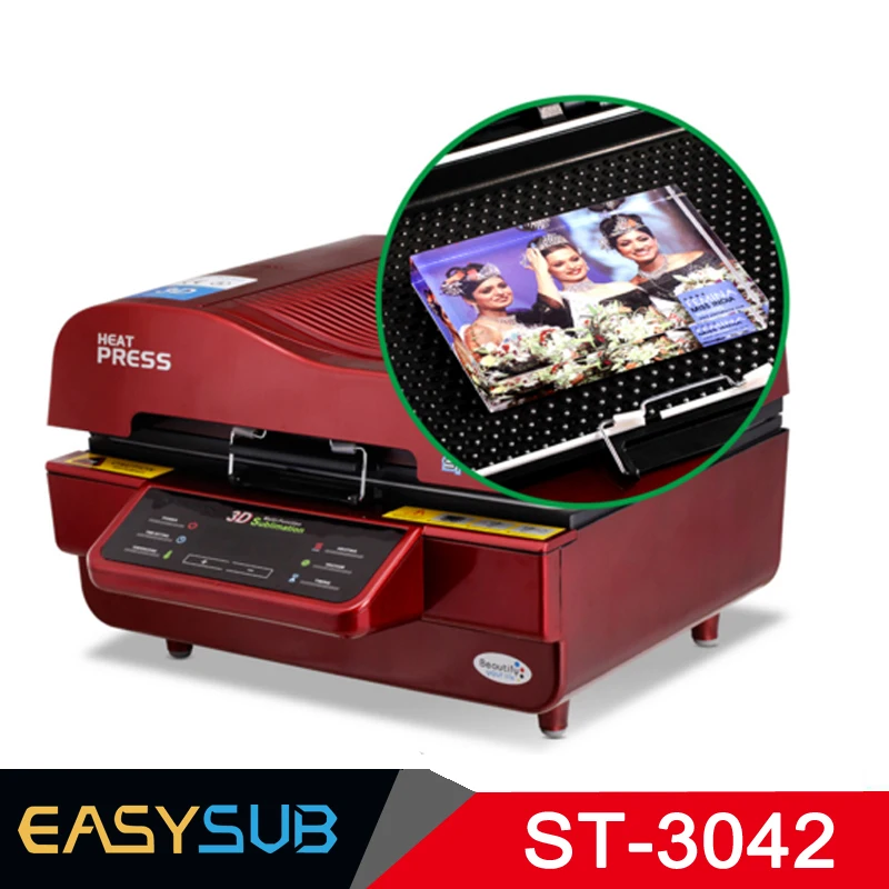 ST-3042 3D сублимационный принтер 3D вакуумная сублимационная термопечать машина для телефона Чехлы кружки тарелки очки