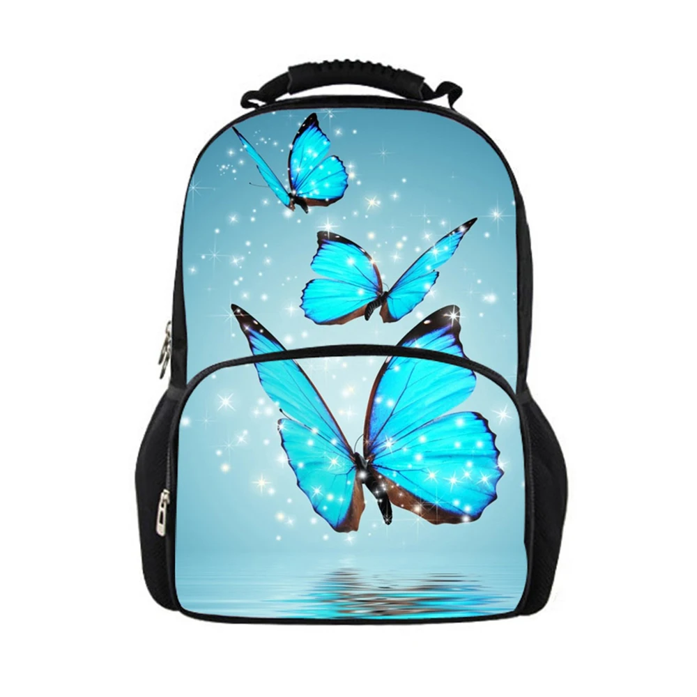 Женские рюкзаки с бабочками на заказ модные школьные ранцы для девочек