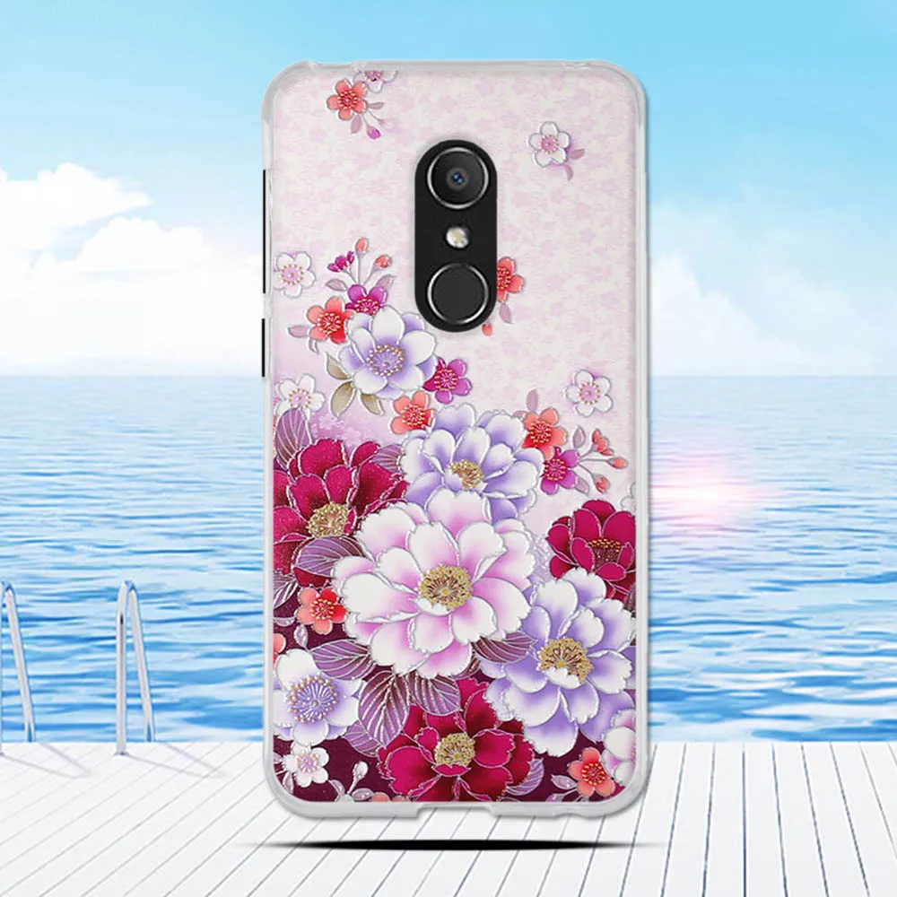 Силиконовый чехол для Alcatel 1X hoesje милый мультяшный Мягкий из ТПУ 1C 2018 телефона