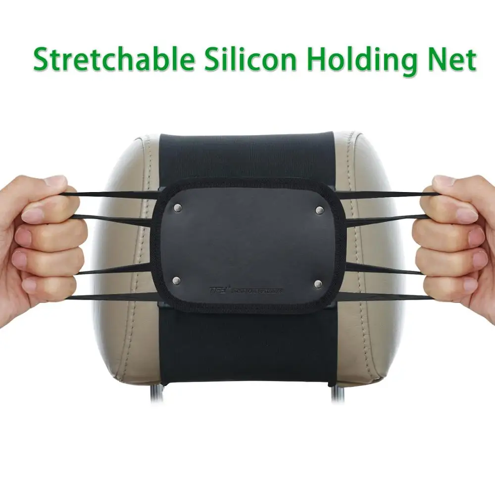 Универсальный автомобильный держатель для подголовника поворотный на 360