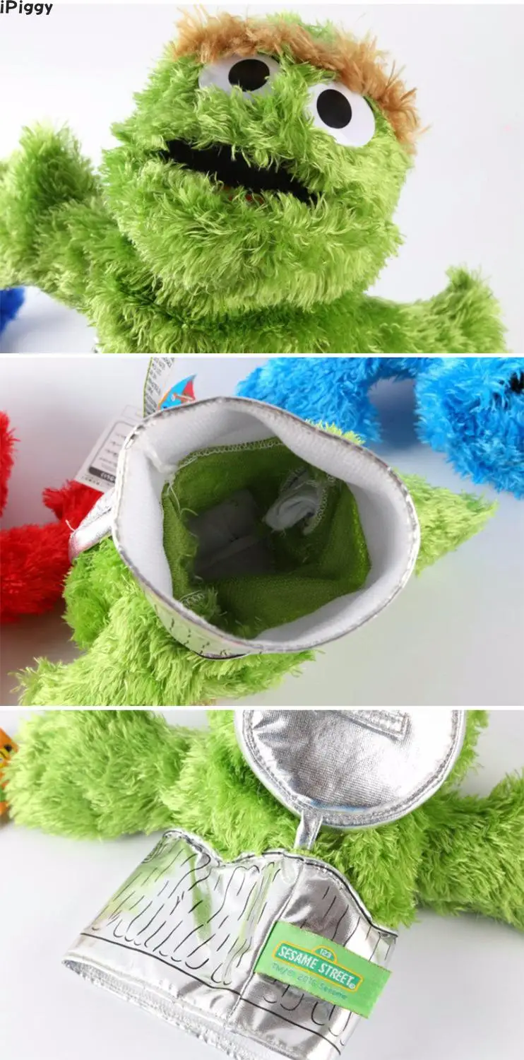 Улица Сезам Элмо/Большая Птица/Печенья Монстр/Эрни/Оскар THE GROUCH/ZOE/GROVER плюшевый игрушечный щенок детский подарок на день рождения
