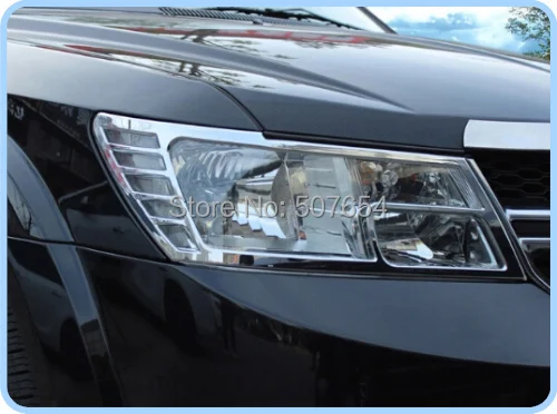 Выше star 2 шт. ABS chromes передние фары обложка+ 4 шт. задний фонарь крышка для Dodge Journey 2013