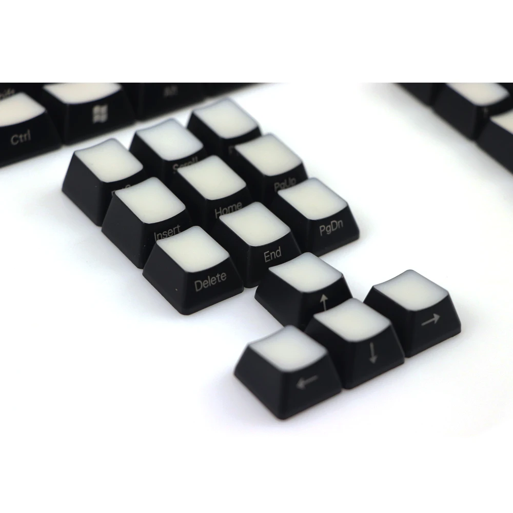 Передняя/боковая печатная подсветка Keycaps 104 ANSI раскладка tranlucidus abs для Cherry MX