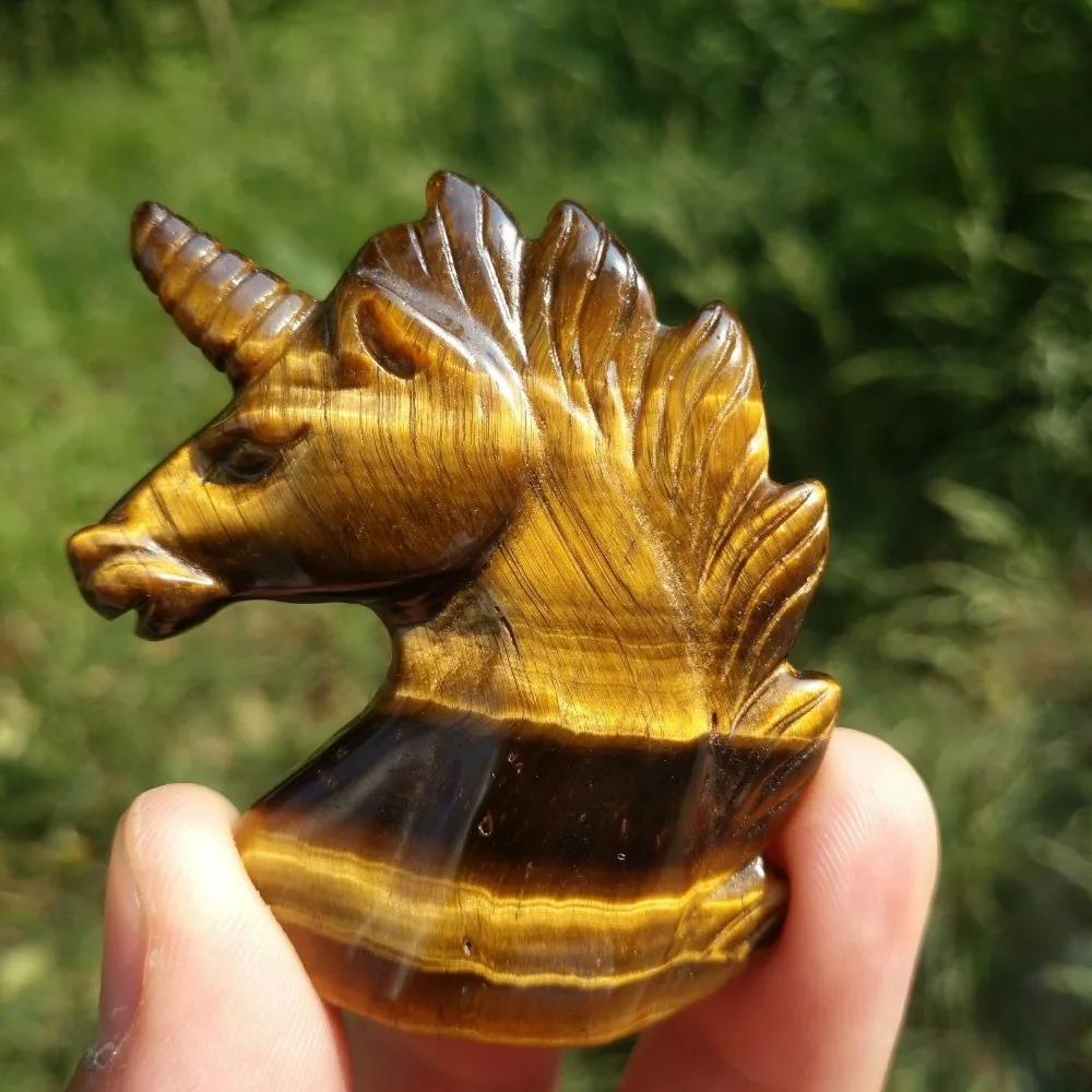 

Natural Beauty Of Tiger Eye Crystal Sculpture Collection