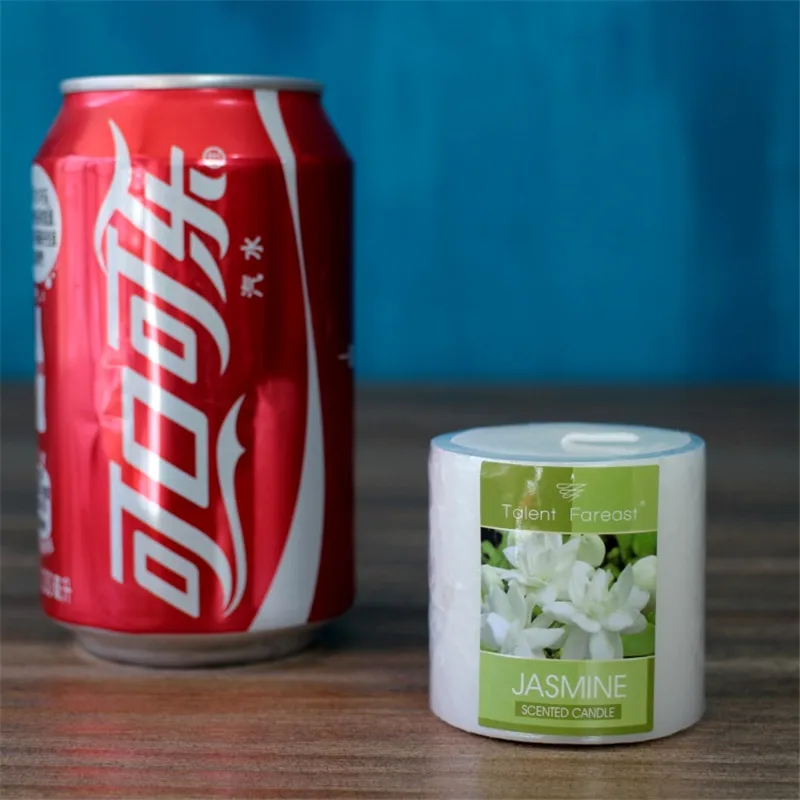 5x5cm Jasmine Декоративные свечи Mariage Bougies Et Chandelles Velas Парфюмерия день рождения для свадеб букеты ароматические свечи JKK090 - Цвет: 5x5cm Jasmine