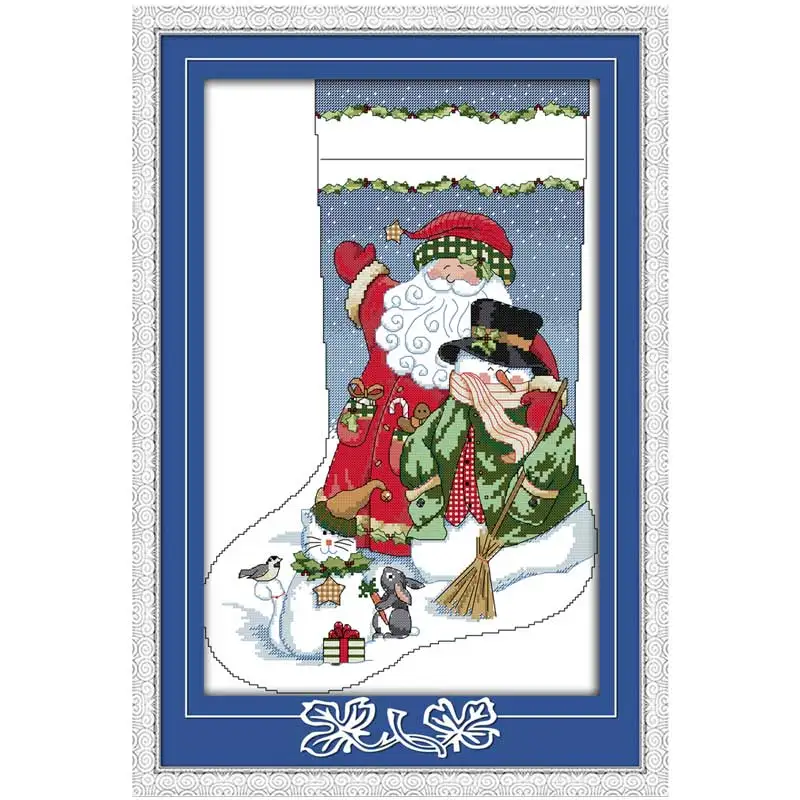 Рождественские узоры oneroom с подсчетом вышивка крестиком 11CT 14CT Набор для вышивки