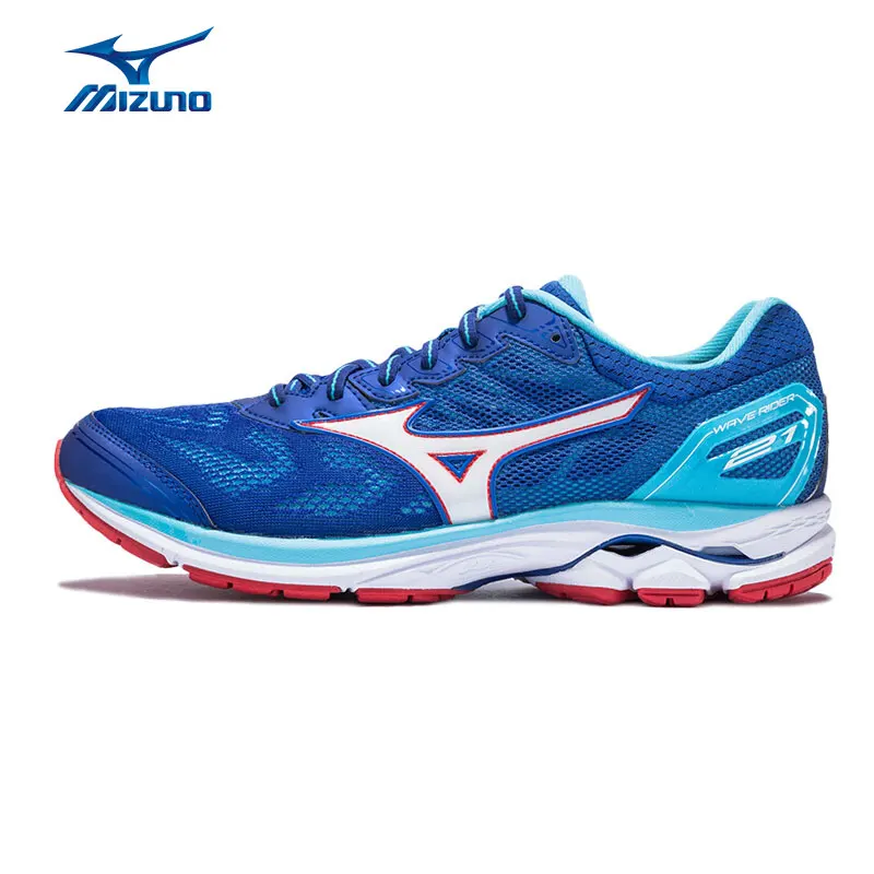 MIZUNO Для мужчин RIDER 21 легкие кроссовки подушки стабильность спортивная обувь