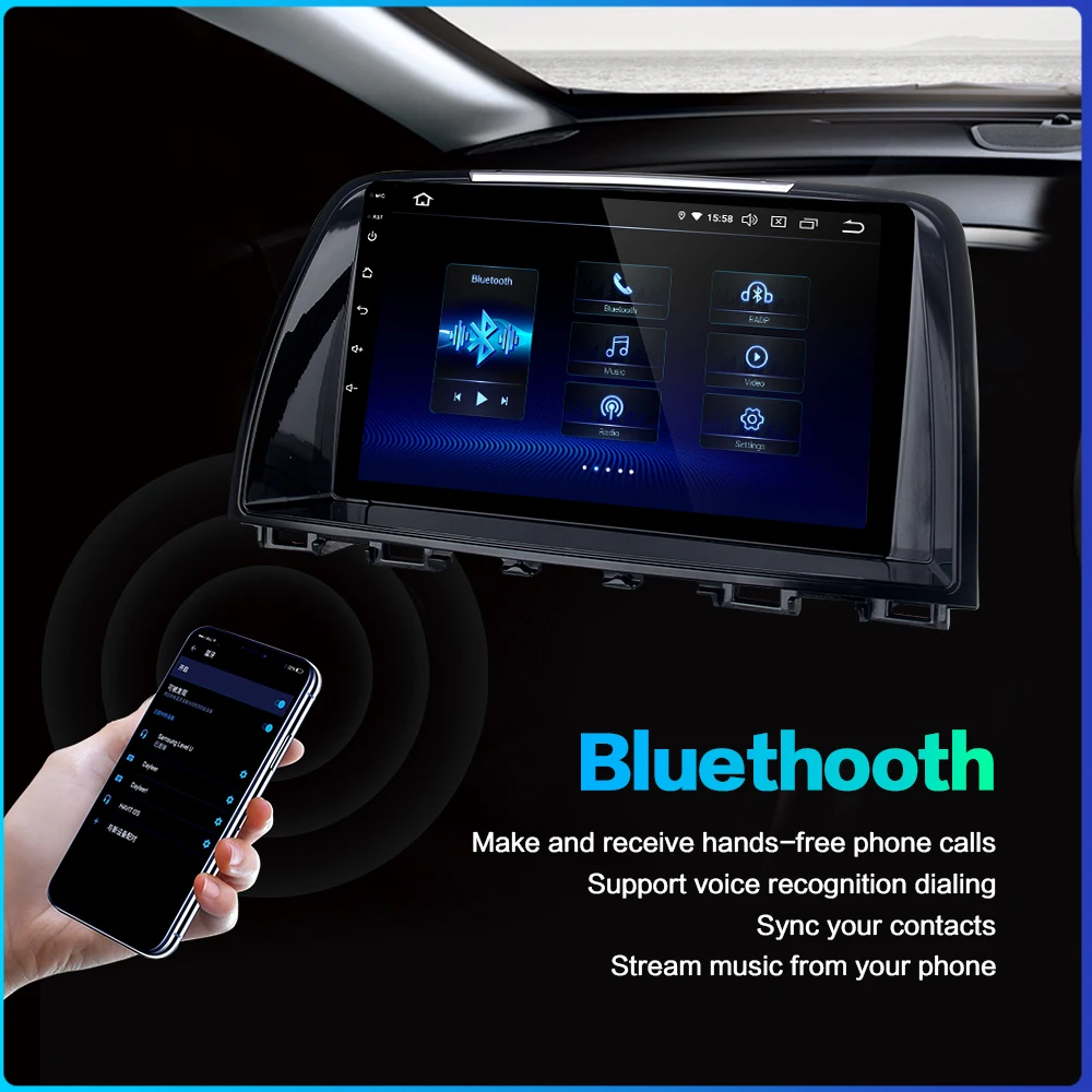 Fongent " автомобиль 1 Din радио gps Android 9,0 для Mazda 6 Atenza 2013 Навигатор Bluetooth DSP 4 Гб ram автомобильный мультимедийный плеер