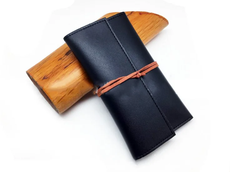 8*15 см простой кожаный мешок для табачных мешков Портативный чехол один двойной