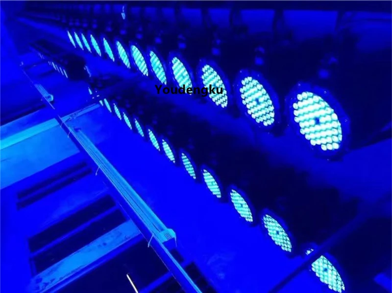 16 шт. 2016 наружные светодиодные цветные сценические огни IP65 par can light 54x3w RGB 3 в 1