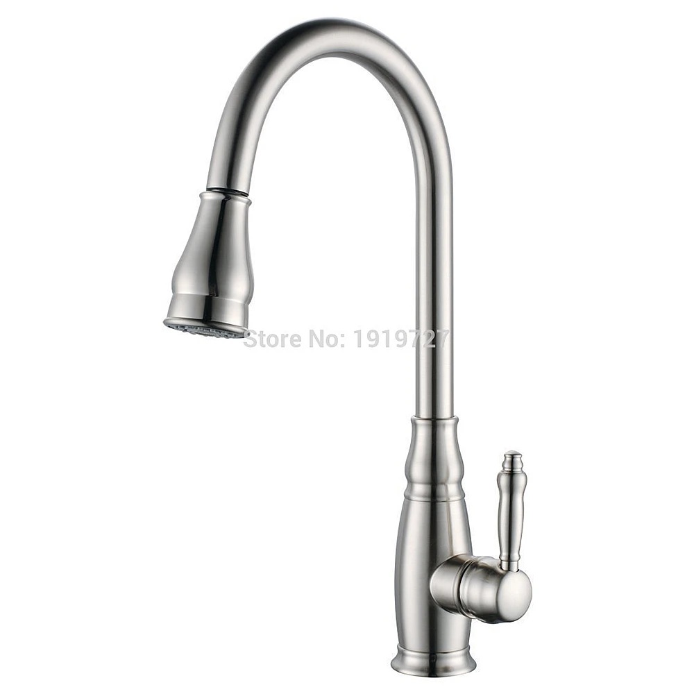 

New Arrival High Quality Polished Copper Swivel ORB Sink Mixer Tap Oil Rubbed Bronze Kitchen Sink Faucet 360 Swivel Water-Saving