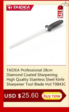 TAIDEA 3 Этап Круглый Нержавеющей Стали Кухонный Нож Точилка T1202DC h3