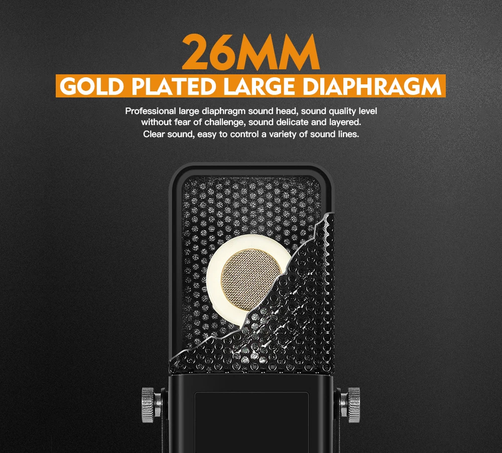 FELYBY BM1000 микрофон для караоке конденсатор для/ноутбука/ПК Запись микрофона Аудио Студийный микрофон