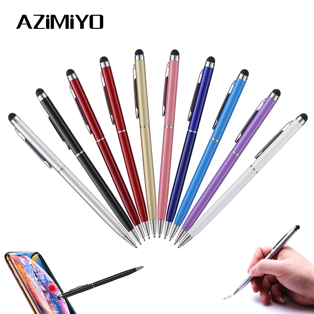 AZiMiYO стилус емкостный сенсорный для ipad для iphone микро-волокно стилус сенсорный для samsung htc huawei xiaomi