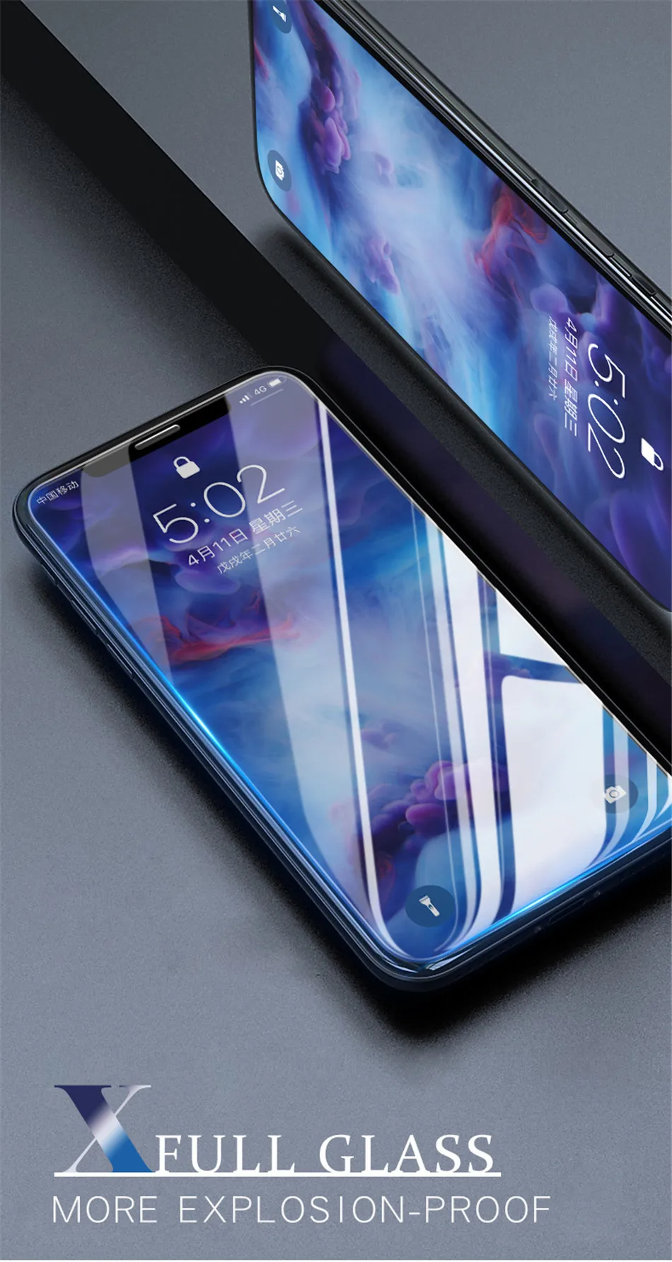 Защитное стекло на iphone X XS 11 Pro Max XR 7 8 6s Plus защита экрана закаленное стекло для iphone 11 Pro Max стекло